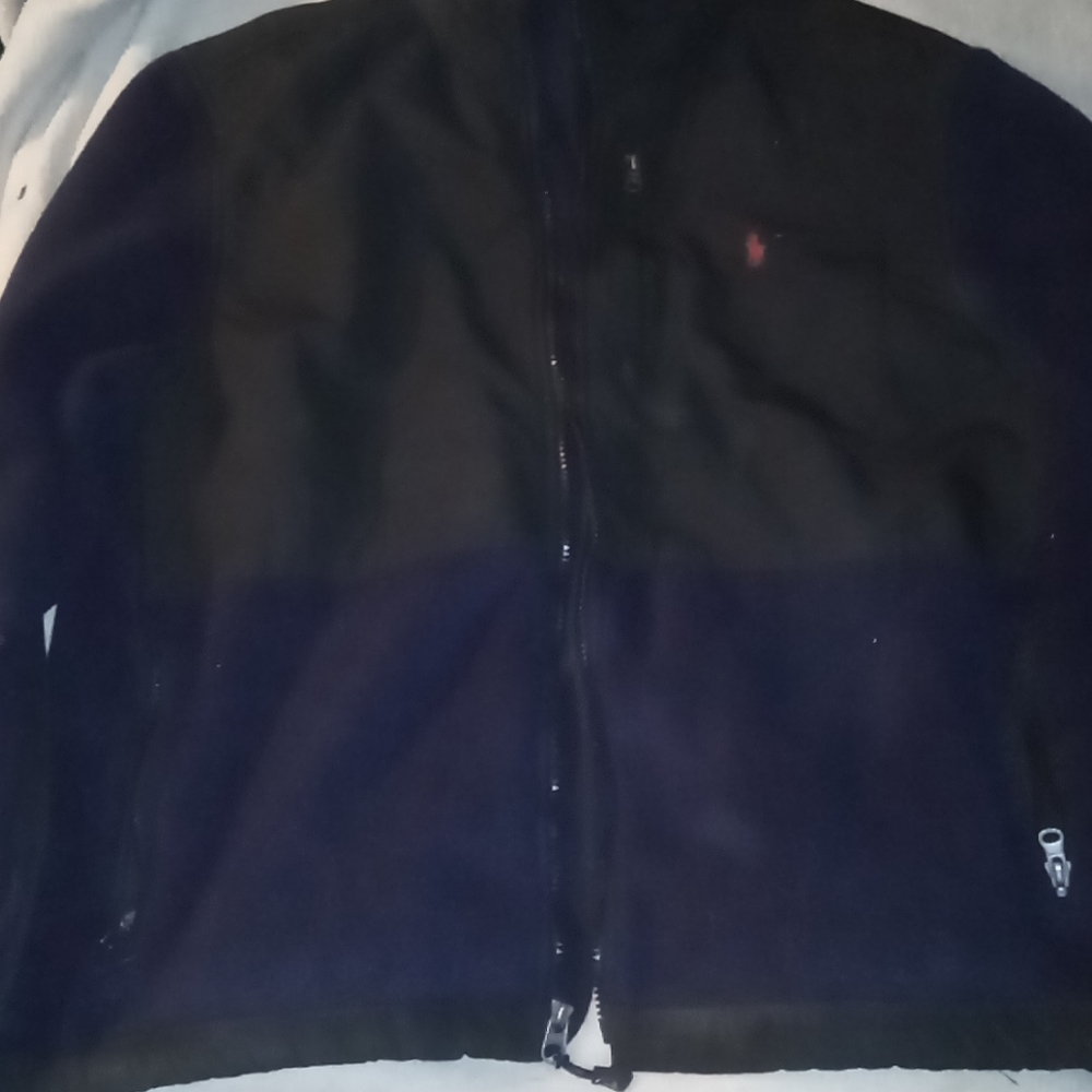 Size Large Ralph Lauren Polo heavy fleece jacket.